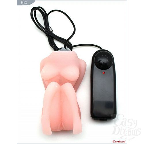 Фотография 3:  Мастурбатор из ультраскин в форме женского торса с вибрацией Фотография 3  Мастурбатор из ультраскин в форме женского торса с вибрацией