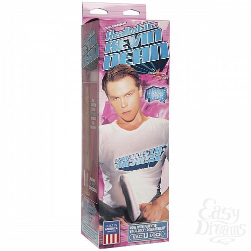  3   Realistic Kevin Dean 12 Inch Cock with Removable Vac-U-Lock Suction Cup - 31,7 .