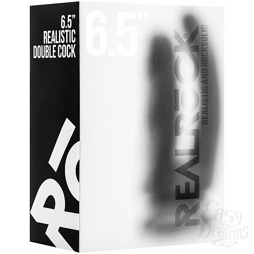  2  ׸ -  Realistic Double Cock 6,5 Inch - 16,5 .