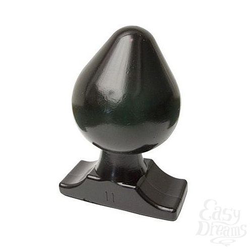 ���������� 1:  ׸���� �������� ������ All Black Gijs Butt Plug - 19 ��.