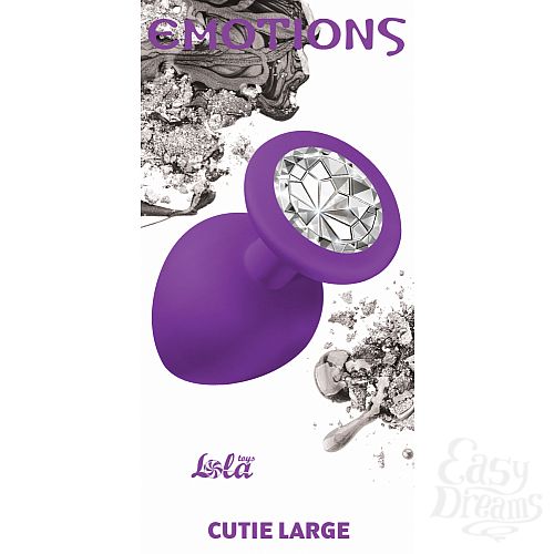  1:    Emotions Cutie Large Purple clear crystal 4013-06Lola
