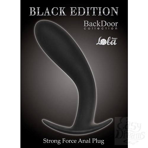  1:    Strong Force Anal Plug Black 4215-01Lola
