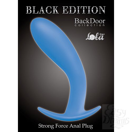  1:    Strong Force Anal Plug Blue 4215-03Lola