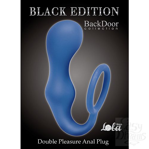 1:       Double Pleasure Anal Plug Blue  4217-03Lola