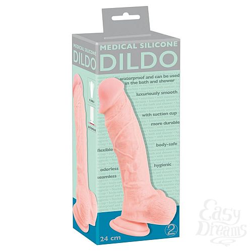  4    Medical Silicone Dildo - 24 .