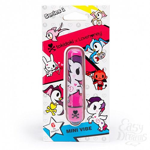  3       MINI BULLET VIBRATOR PINK UNICORN