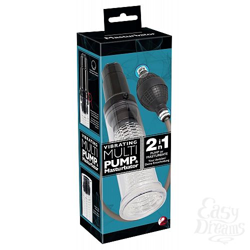  8   - Vibrating Multi Pump   Masturbator