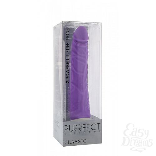  2   - PURRFECT SILICONE CLASSIC 7.1INCH PURPLE - 18 .