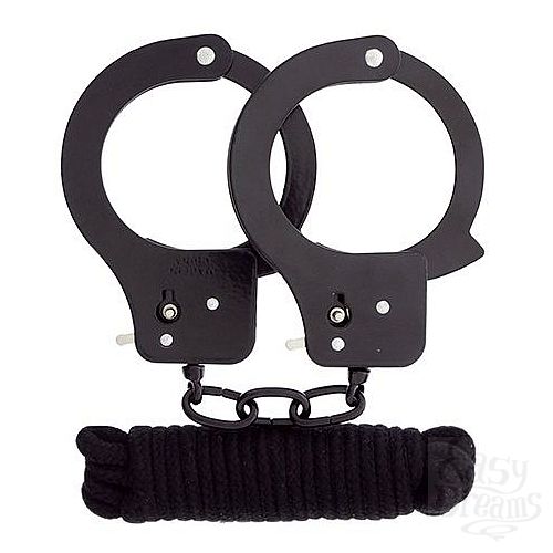 1:  ׸         BONDX METAL CUFFS LOVE ROPE SET