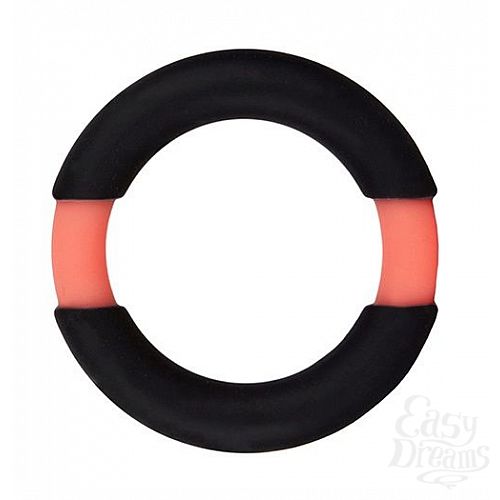  1:  ׸   NEON STIMU RING 32MM BLACK/ORANGE