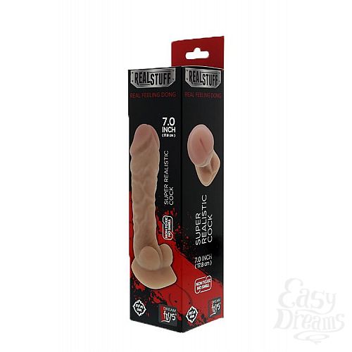  2       REALSTUFF REAL FEELING DONG 7INCH FLESH - 17,8 .