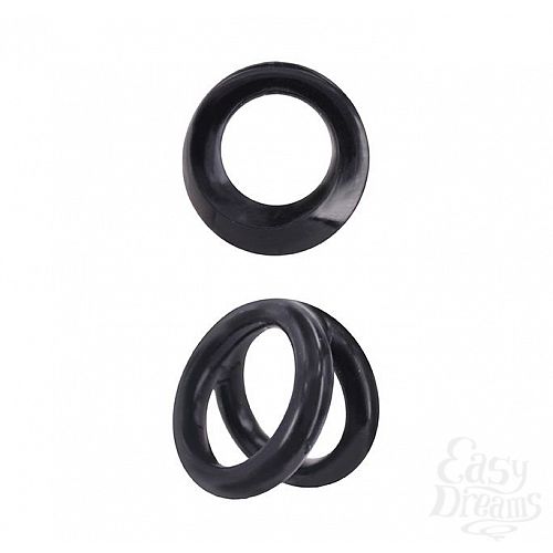  1:    2   MENZSTUFF DOUBLE LOOPS 2 SILICONE RING:   