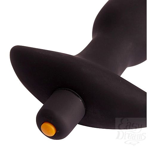 ���������� 2  ׸���� �������� ������ � ��������� Vibrating Butt Plug - 14,5 ��.