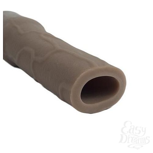  2     CyberSkin 3 inch Xtra Thick Uncut Transformer Penis Extension - 19,6 .