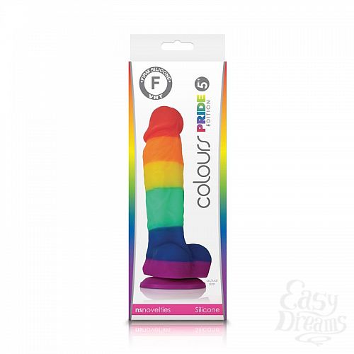  2    Colours Pride Edition 5  Dildo - 17,8 .