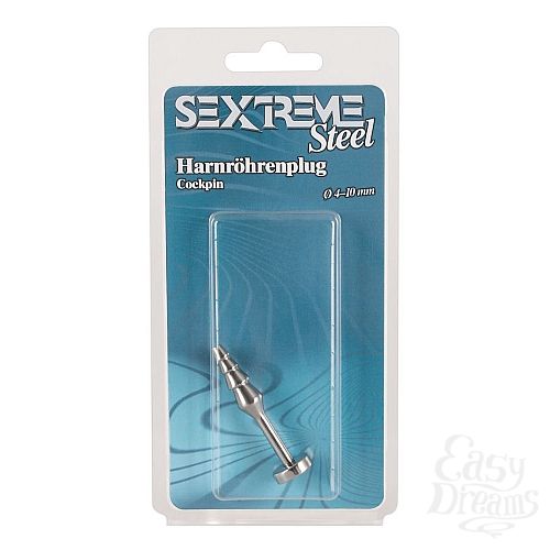 Фотография 3:  Уретральный плаг-елочка Sextreme Steel Cockpin  Фотография 3  Уретральный плаг-елочка Sextreme Steel Cockpin