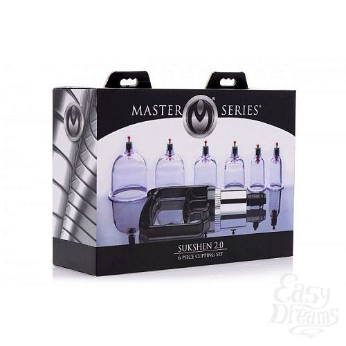  5      Sukshen 6 Piece Cupping Set with Acu-Points
