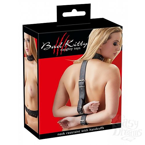  2       Bad Kitty Neck and Hand Restraints
