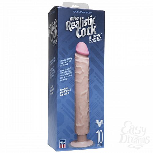  2   - The Realistic Cock ULTRASKYN Without Balls Vibrating 10  - 29,2 .