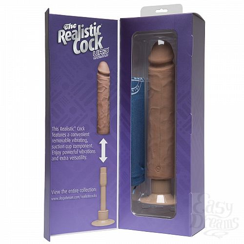  3   - The Realistic Cock ULTRASKYN Without Balls Vibrating 10  - 29,2 .