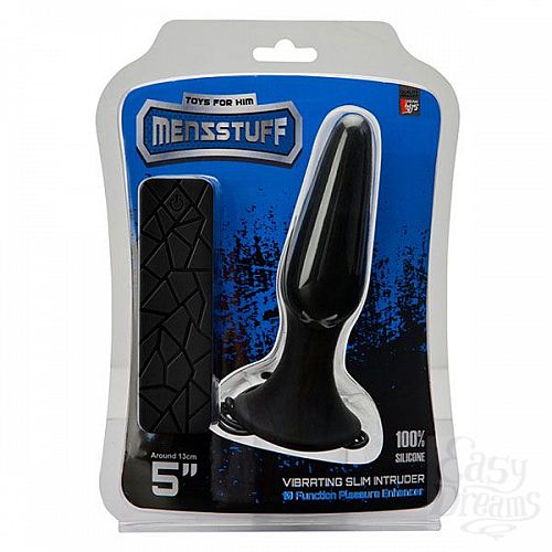  2  ׸  MENZSTUFF 5INCH SLIM INTRUDER BUTT PLUG - 13 .