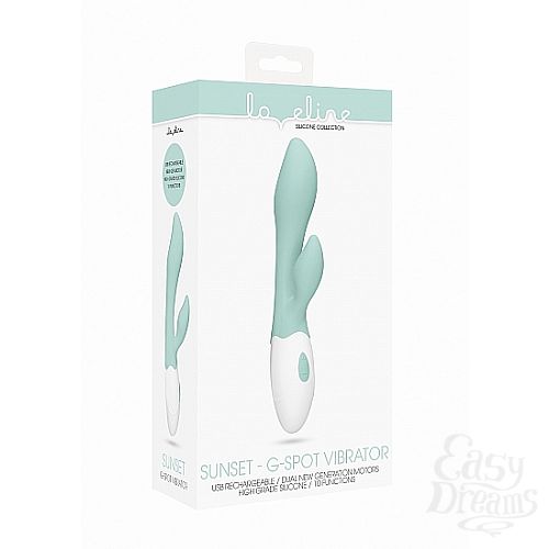  3   Loveline G-spot Sunset Green  SH-LOV016GRN