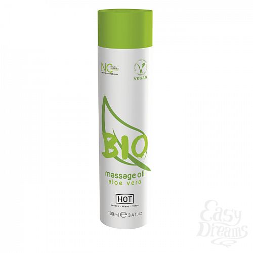  1:    HOT BIO Massage oil aloe vera 100   44152