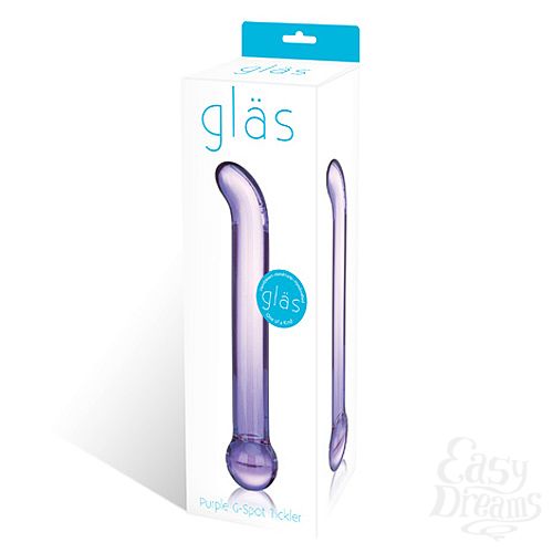  3   G- PURPLE G-SPOT TICKLER GLAS-51