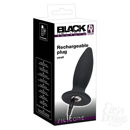���������� 5  ׸���� �������������� �������� ������ Black Velvets Recharge Plug S - 11 ��.