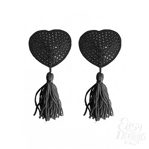  1:   Tassels Heart Black SH-OU029BLK