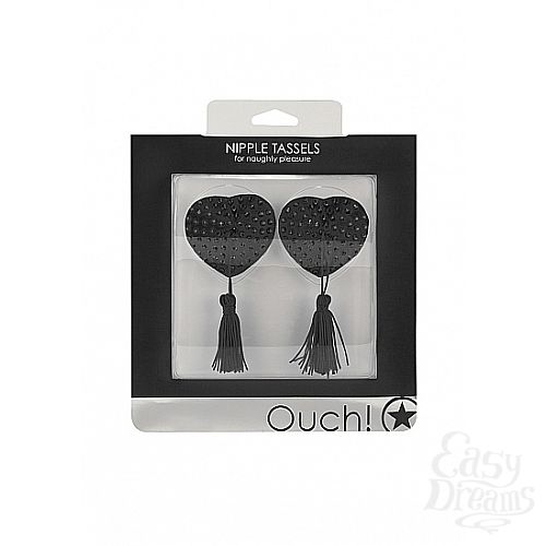  2   Tassels Heart Black SH-OU029BLK