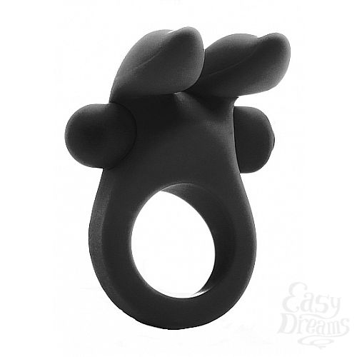 1:   Bunny Cockring Black SH-MJU009BLK