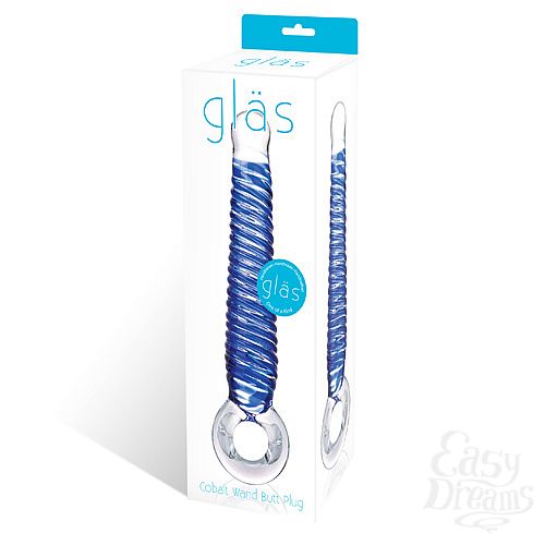  3     COBALT WAND GLAS-59