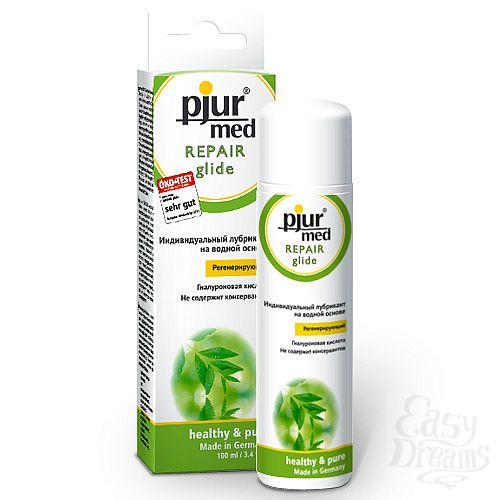 ���������� 1:  �������������� ��������� � ������������ �������� pjur^MED Repair glide 100 ml
