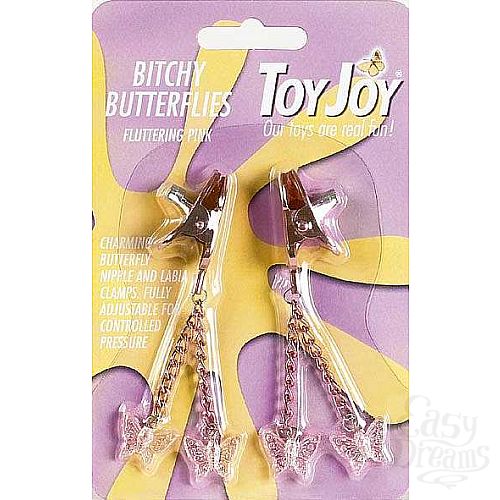  1:     Bitchy Butterflies - Fluttering Pink