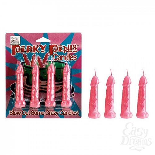  1:         Perky Party Penis Candles 2452-04CDSE