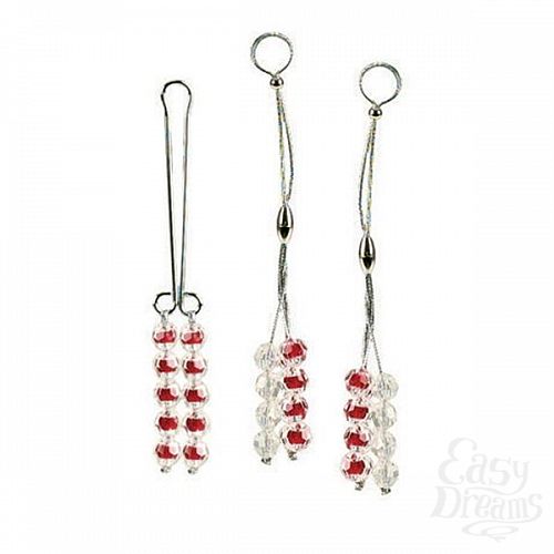  2         Nipple/Clit Jewel Ruby2611-11CDSE