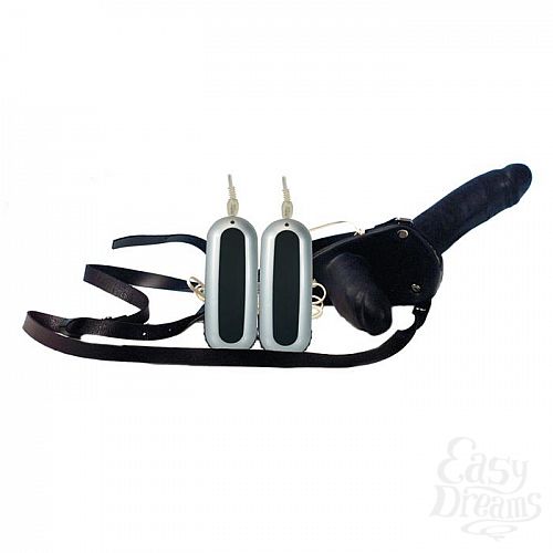  1:    Black Vibro Duo Prosthetic Large 3000004168