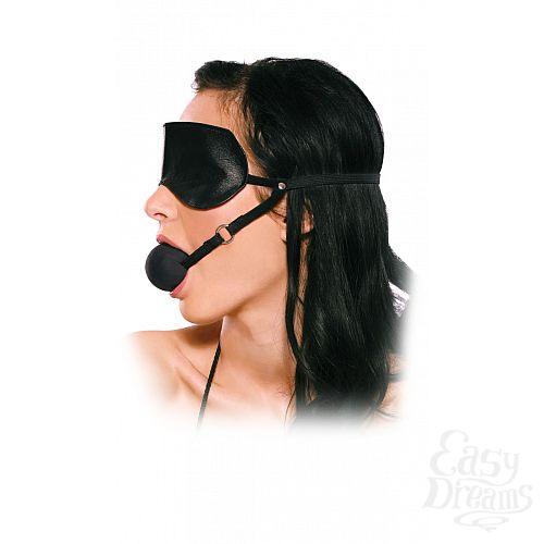 Фотография 3:  Кляп FF BLINDFOLD BALL GAG 393200PD Фотография 3  Кляп FF BLINDFOLD BALL GAG 393200PD