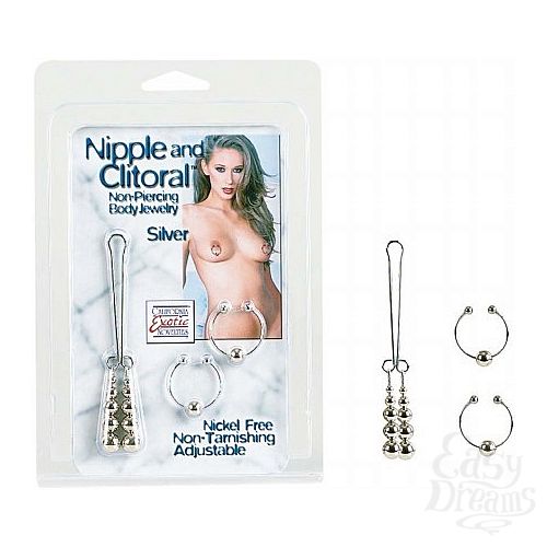  2     Nipple and Clitoral Body Jewelry Silver