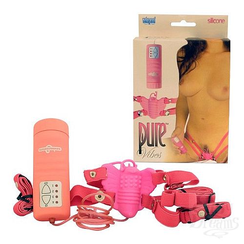  2    Strap-On Vibr. Butterfly Pink