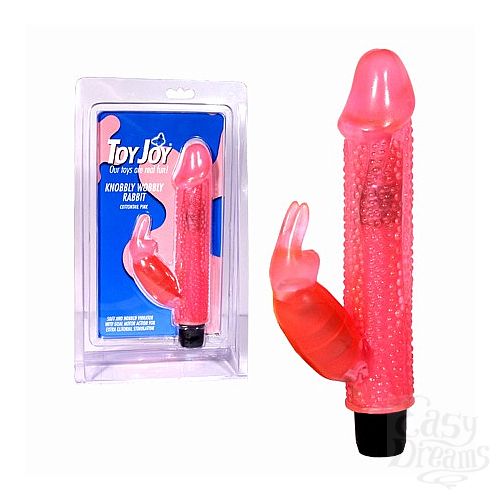  1:     Knobbly Wobbly Rabbit-Cottontail Pink