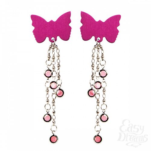  2     Body Charms Pink Butterfly 2613-50CDSE
