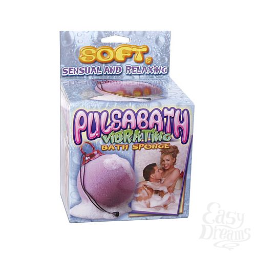  1:      PULSA BATH SPONGE-PURPLE