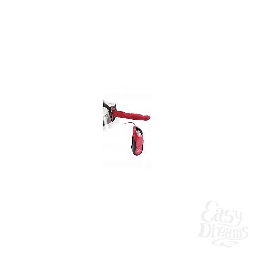  1:     Vibrating 8 Dildo Red