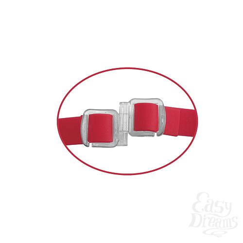  4     Vibrating 9 Hollow Strap-On Red