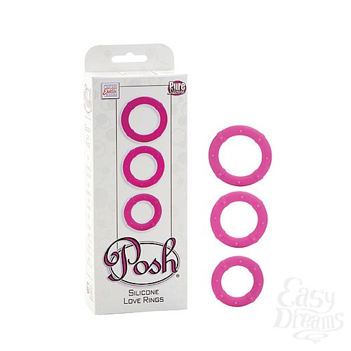  1:     Posh Silicone Love Rings 