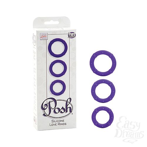  1:     Posh Silicone Love Rings 