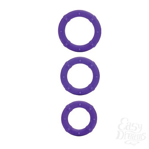  2     Posh Silicone Love Rings 