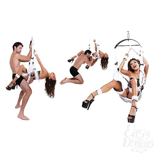  1:  - FF FANTASY BONDAGE SWING - WHITE 212519PD